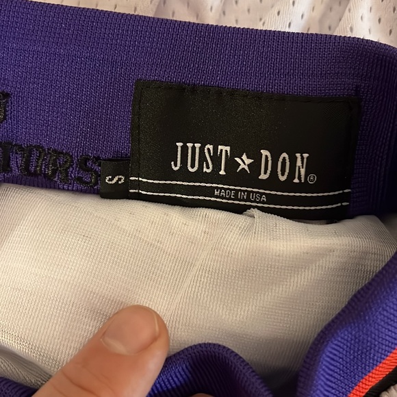 Just Don NBA Toronto Raptors Shorts, size Small - Picture 2 of 9